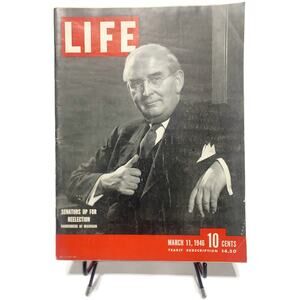 Life Magazine March 11 1946 American Senators Up For Reelection